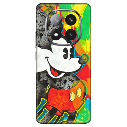 Xiaomi Redmi Phone Skins (All Models) - Multiple Mickey With Colourful Texture - Matte Finish (M-84) Redmi Note 14 Pro Plus 5G