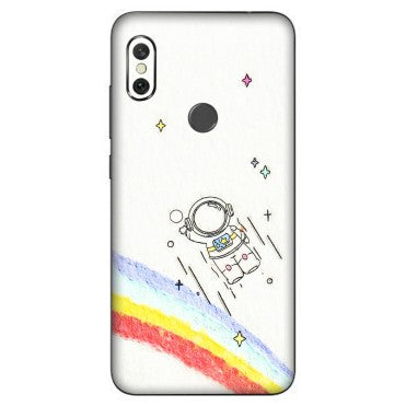 Xiaomi Redmi Phone Skins (All Models) - Milkyway Astronaut - 3D Embossed Finish (L-110) Redmi Note 6 Pro