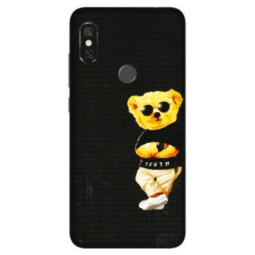 Xiaomi Redmi Phone Skins (All Models) - Classy Teddy Bear - 3D Embossed Finish (L-116) Redmi Note 6 Pro