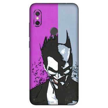 Xiaomi Redmi Phone Skins (All Models) - Batman & Joker - 3D Embossed Finish (L-143) Redmi Note 6 Pro