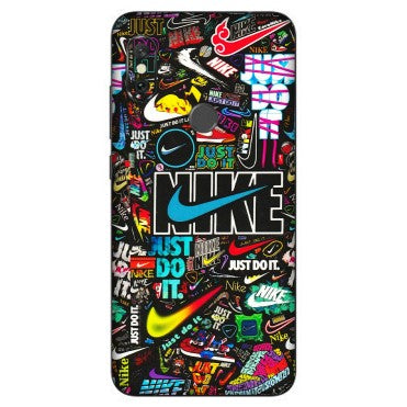 Xiaomi Redmi Phone Skins (All Models) - Just Do It Doodles - 3D Embossed Finish (L-166) Redmi Note 6 Pro