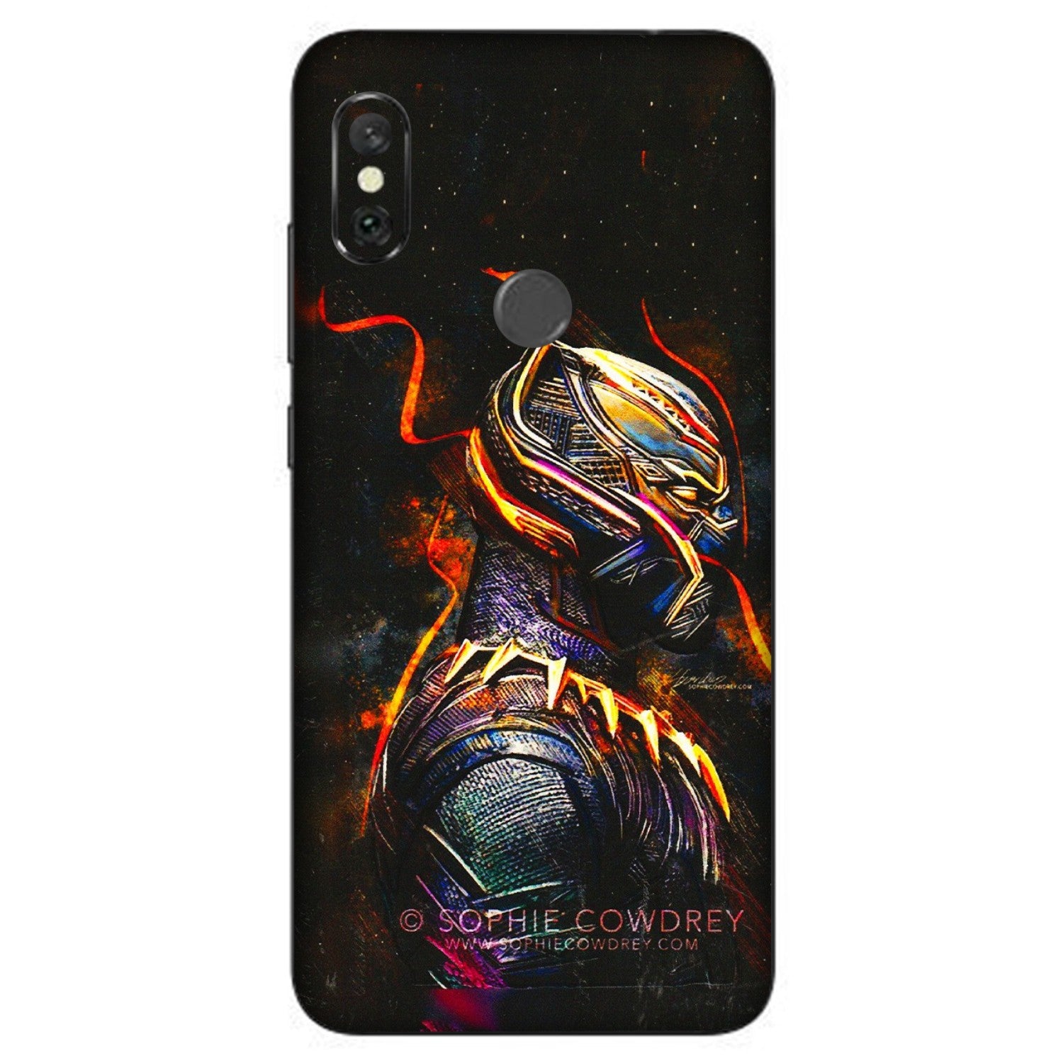 Xiaomi Redmi Phone Skins (All Models) - Black Panther - 3D Embossed Finish (L-190) Redmi Note 6 Pro