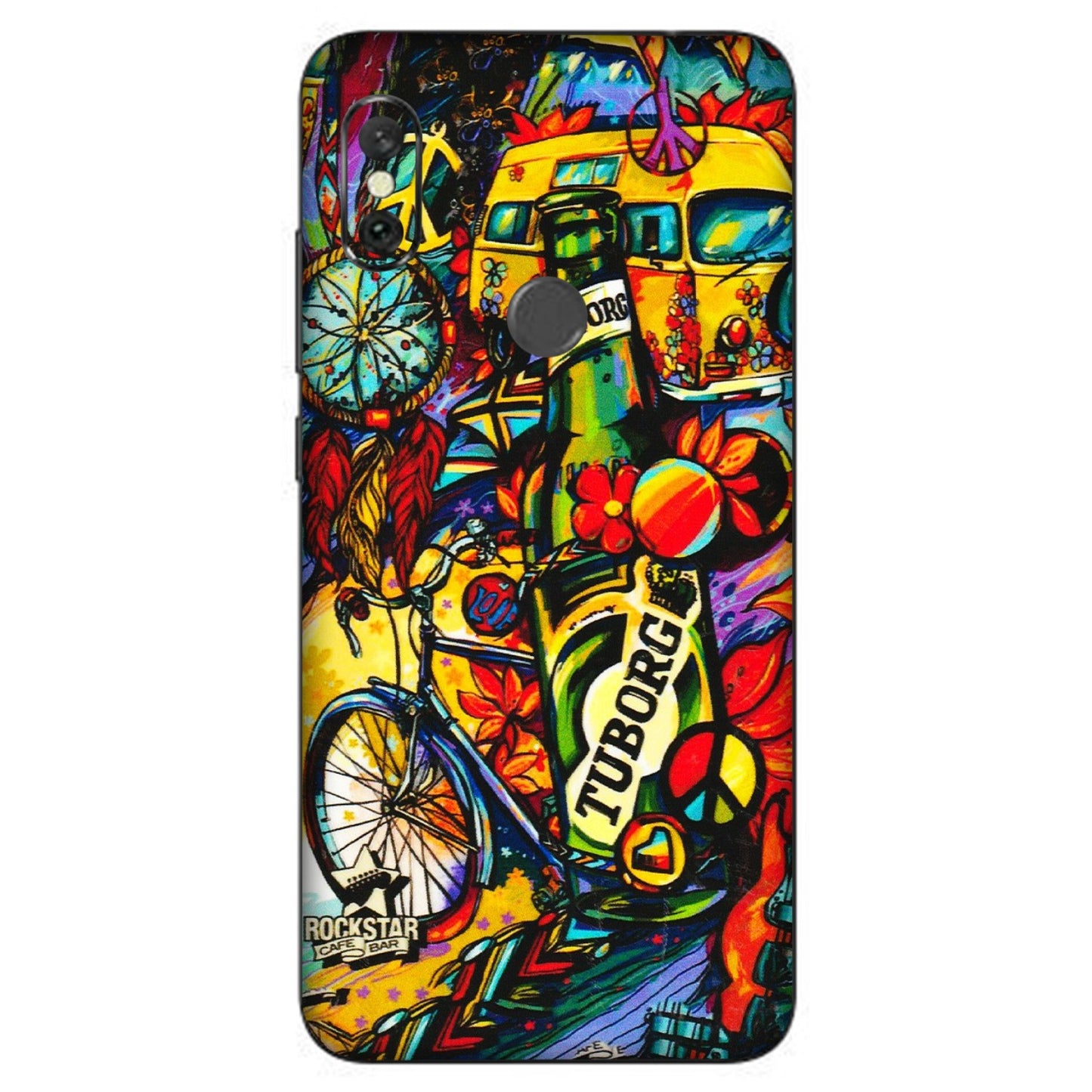 Xiaomi Redmi Phone Skins (All Models) - Cool Beer Bottle - 3D Embossed Finish (L-193) Redmi Note 6 Pro