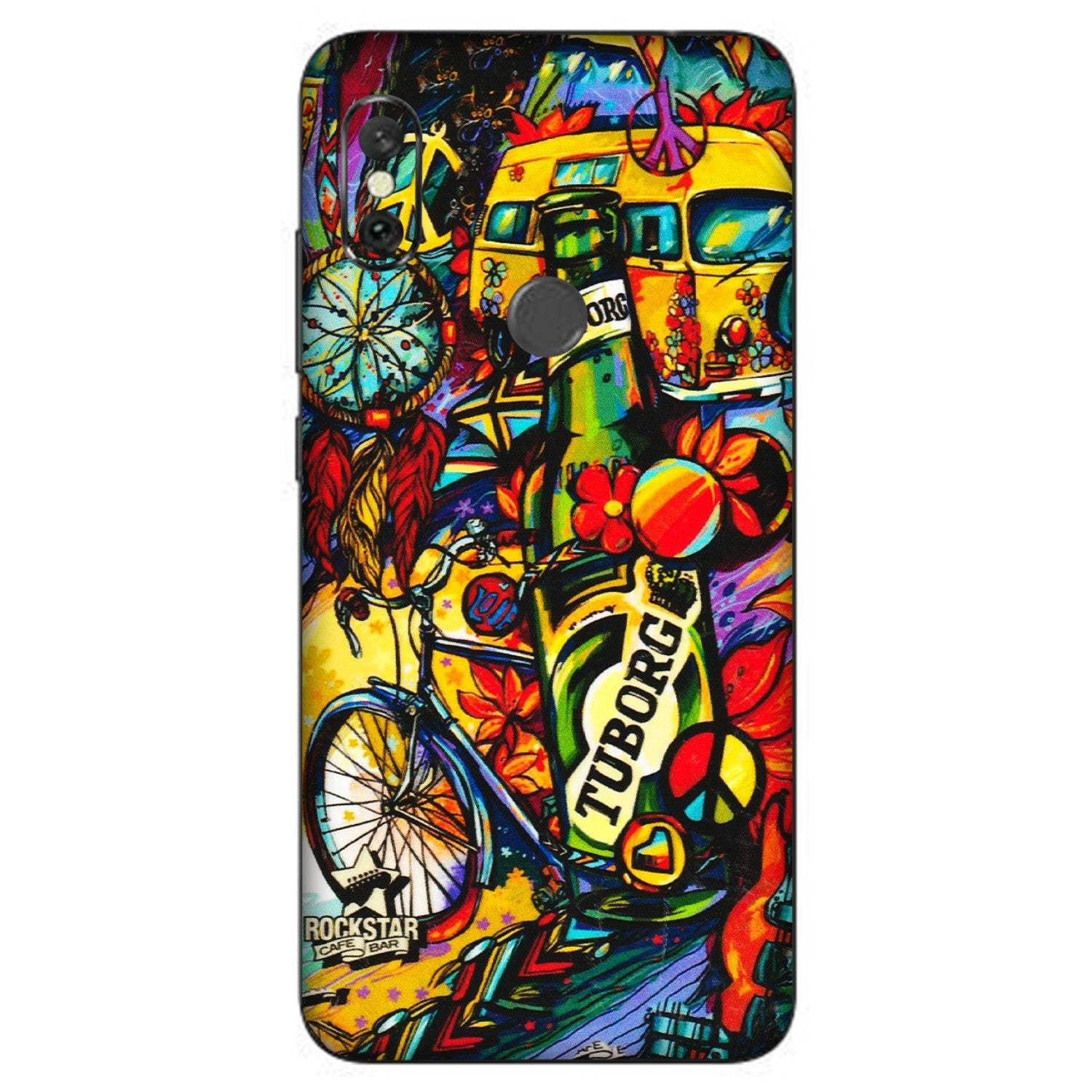Xiaomi Redmi Phone Skins (All Models) - Cool Beer Bottle - 3D Embossed Finish (L-193) Redmi Note 6 Pro