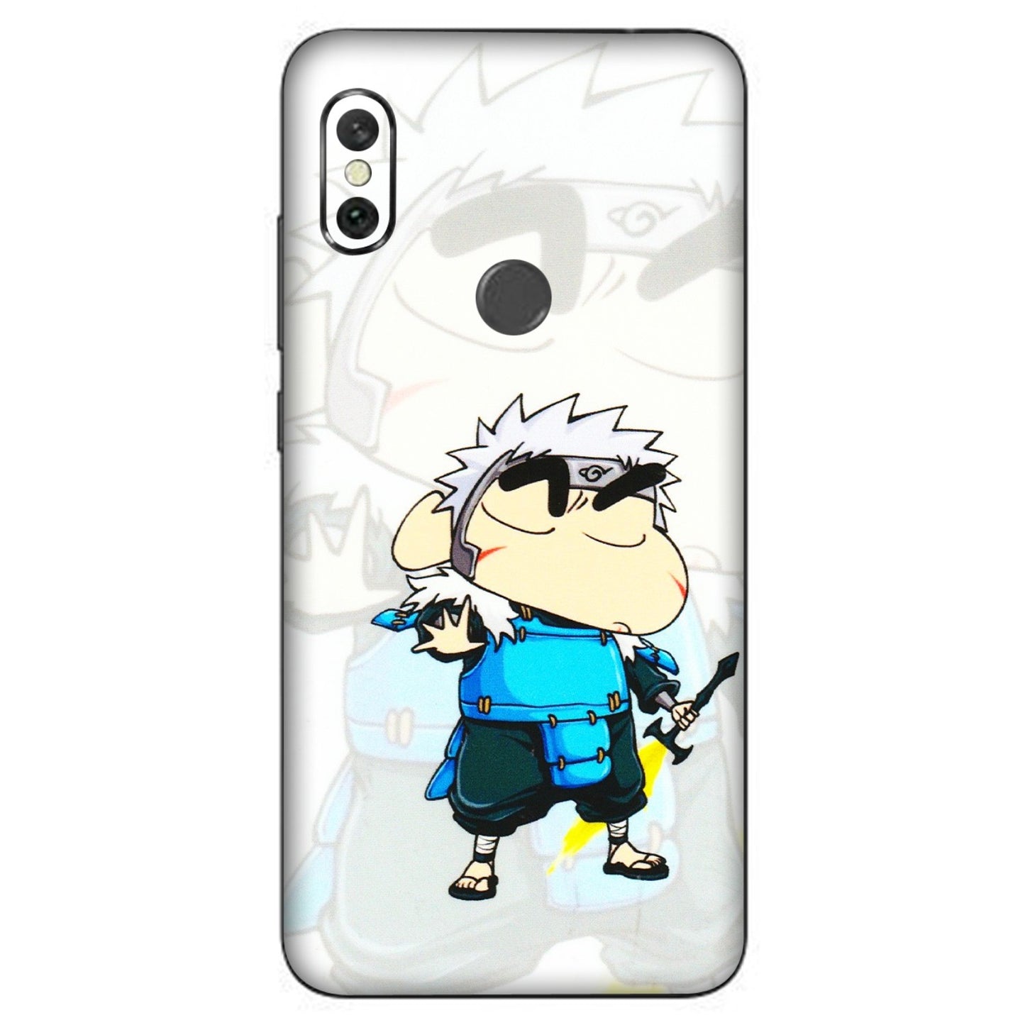 Xiaomi Redmi Phone Skins (All Models) - Angry Young Shinchan - 3D Embossed Finish (L-226) Redmi Note 6 Pro
