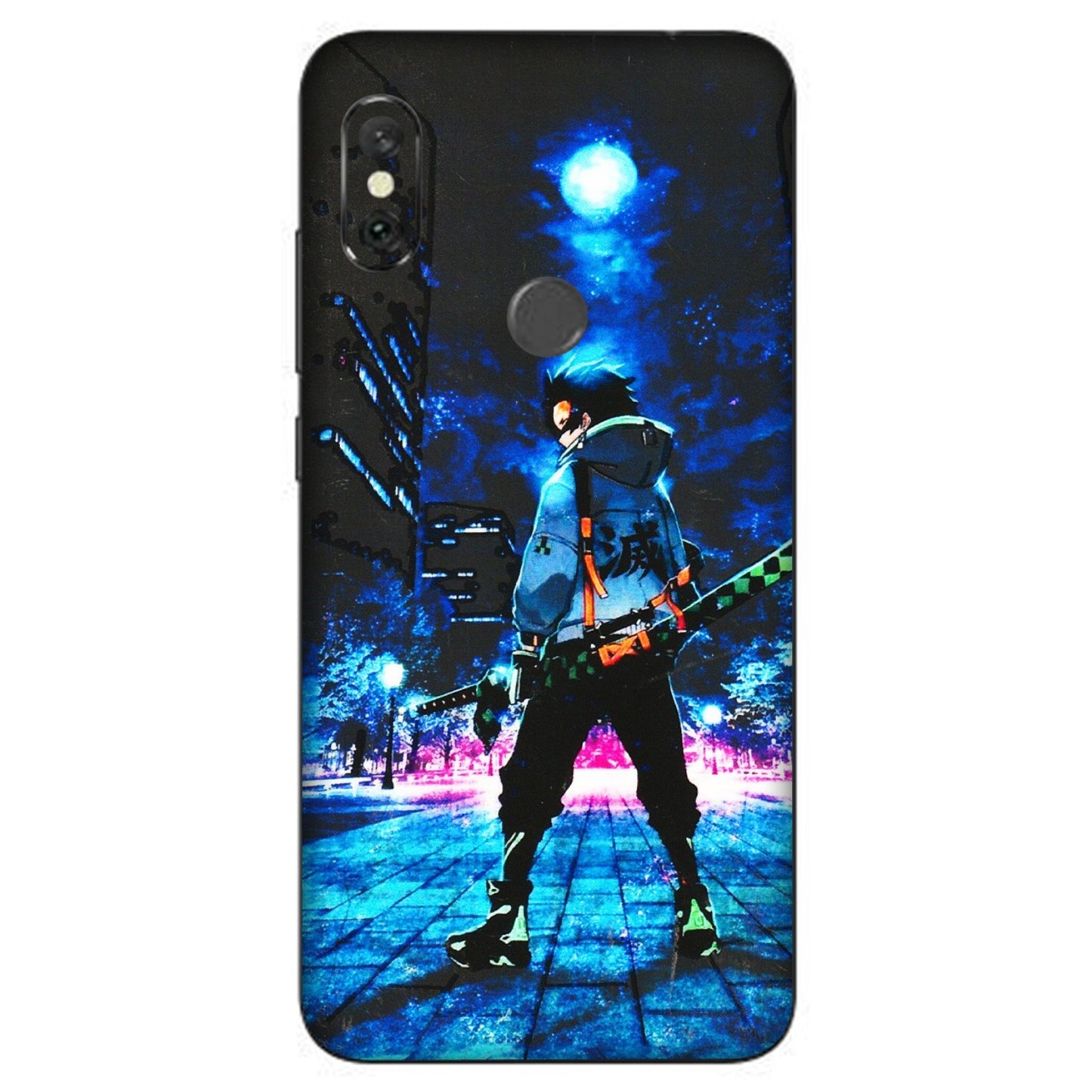 Xiaomi Redmi Phone Skins (All Models) - Demon Slayer Sword - 3D Embossed Finish (L-247) Redmi Note 6 Pro