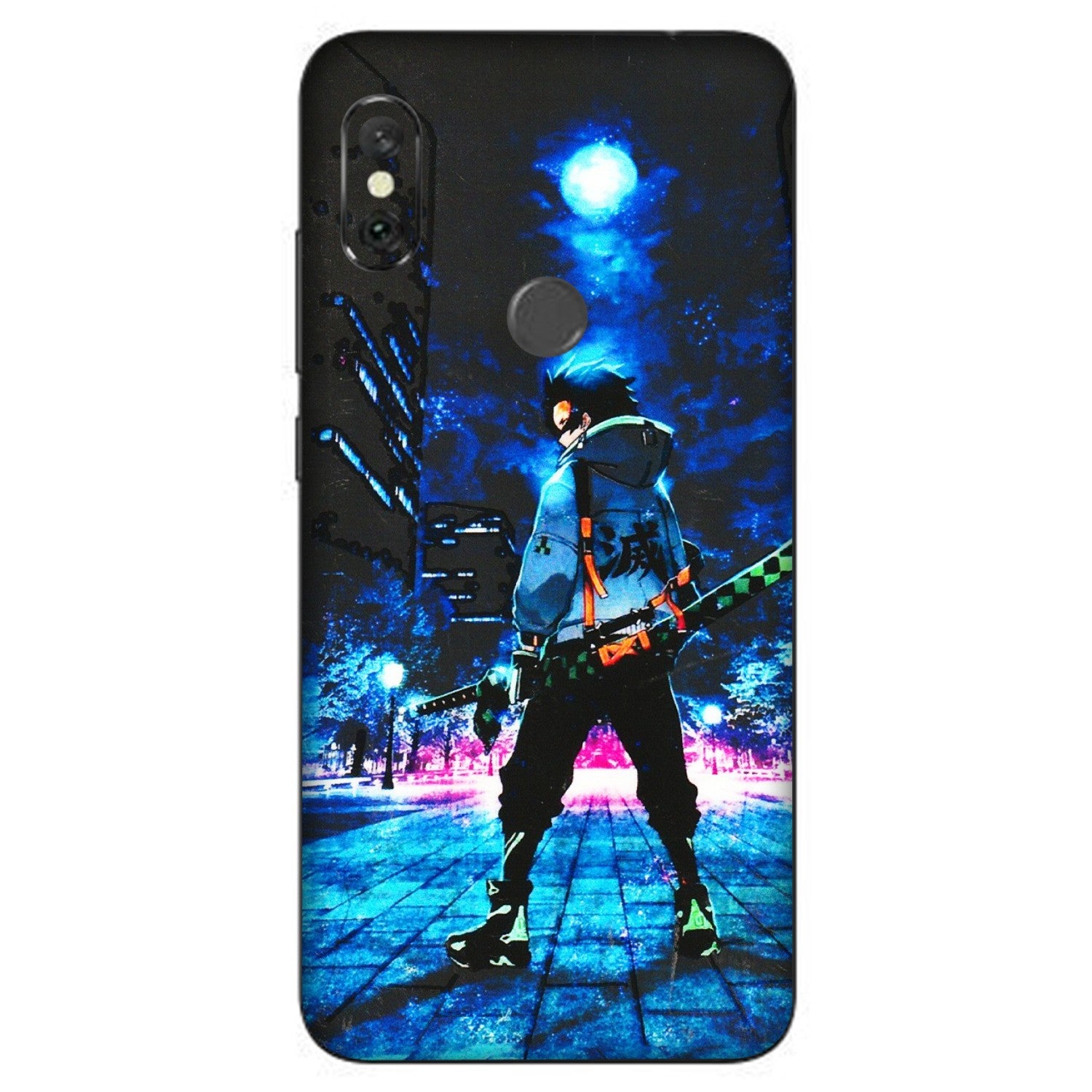 Xiaomi Redmi Phone Skins (All Models) - Demon Slayer Sword - 3D Embossed Finish (L-247) Redmi Note 6 Pro