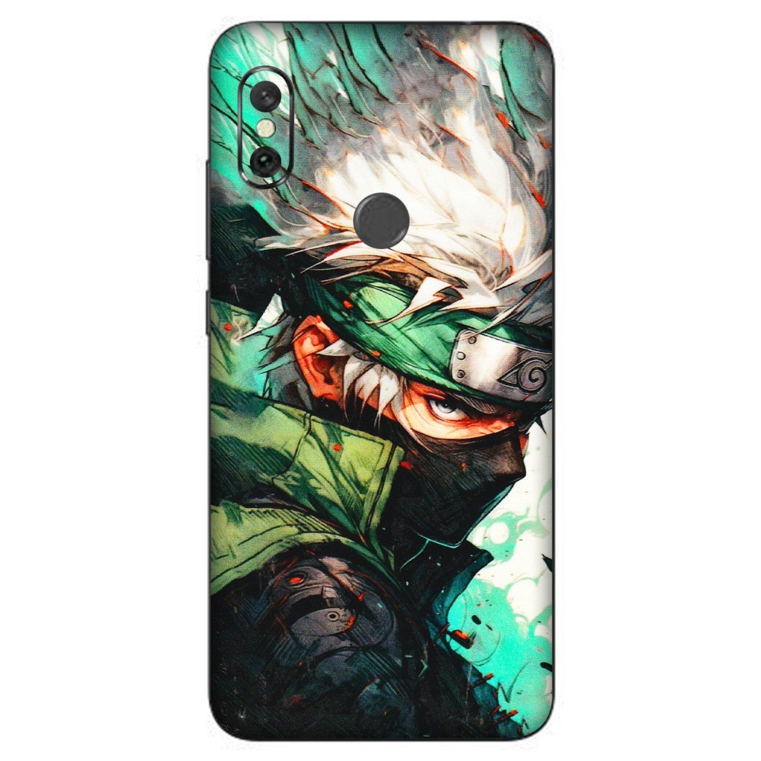 Xiaomi Redmi Phone Skins (All Models) - Kakashi Side Profile - 3D Embossed Finish (L-249) Redmi Note 6 Pro