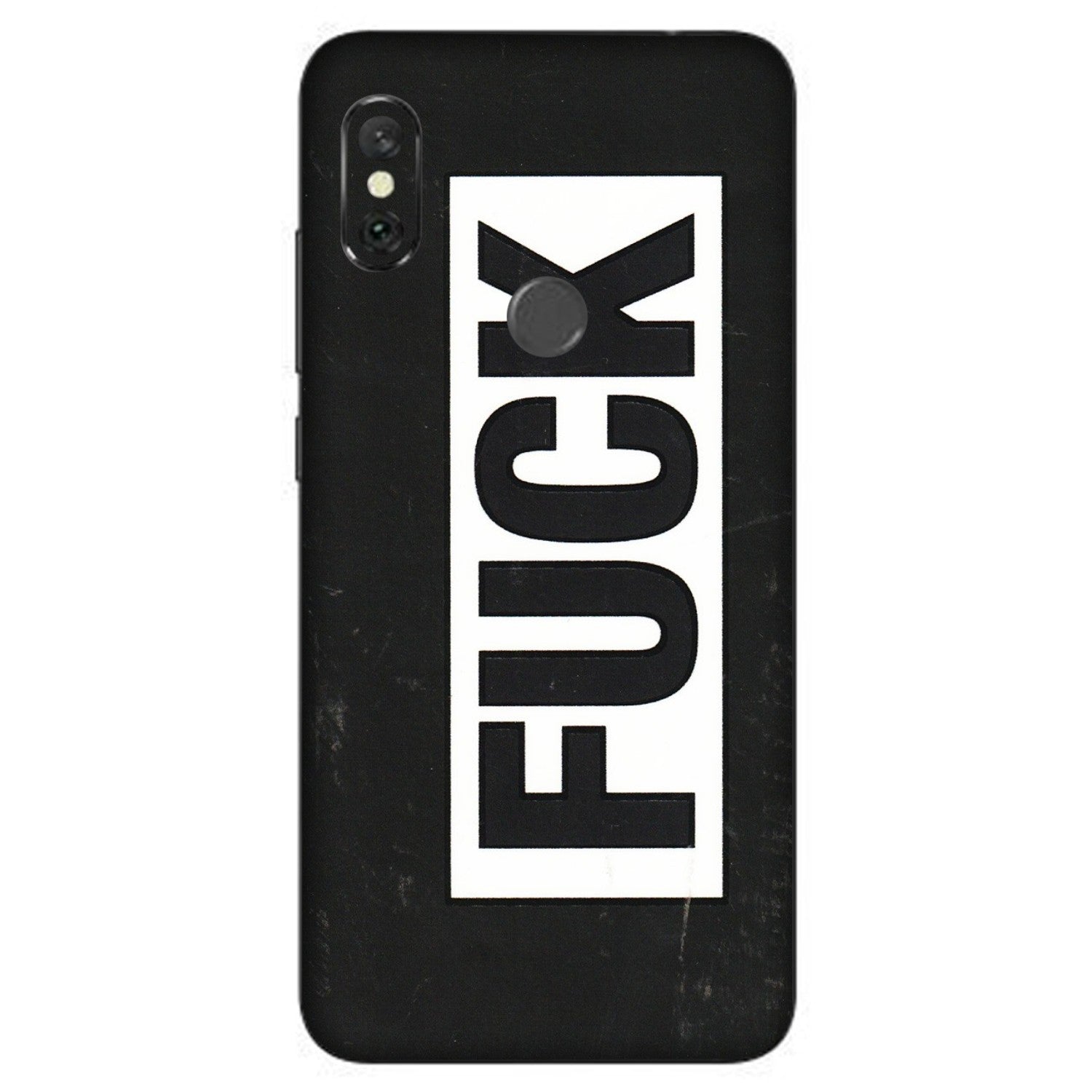 Xiaomi Redmi Phone Skins (All Models) - The F Word - 3D Embossed Finish (L-255) Redmi Note 6 Pro