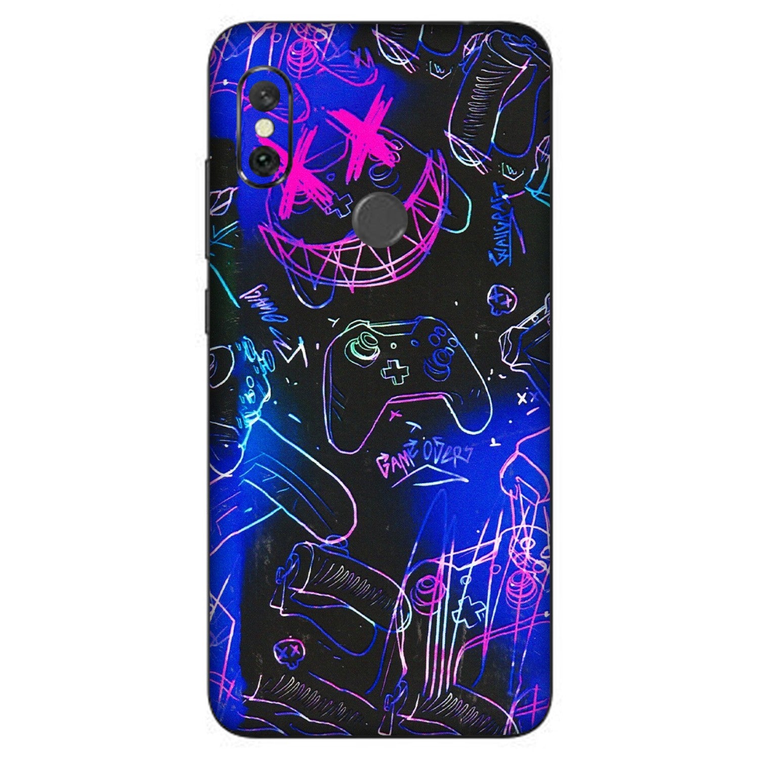 Xiaomi Redmi Phone Skins (All Models) - Gamers Paradise - 3D Embossed Finish (L-258) Redmi Note 6 Pro