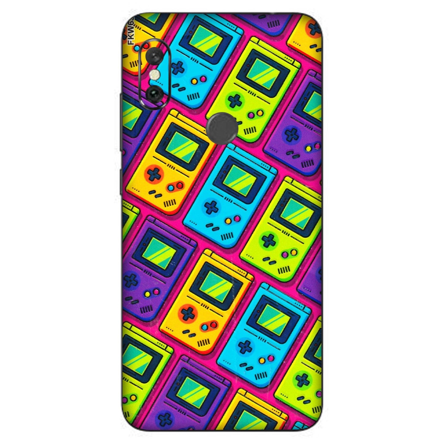 Xiaomi Redmi Phone Skins (All Models) - Gameboy Colourful - 3D Embossed Finish (L-266) Redmi Note 6 Pro