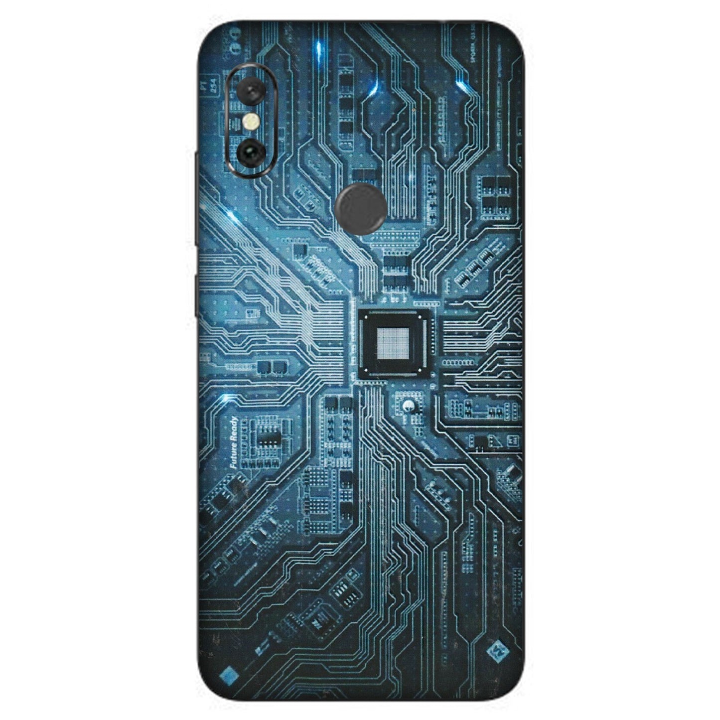 Xiaomi Redmi Phone Skins (All Models) - Original Circuit - 3D Embossed Finish (L-267) Redmi Note 6 Pro