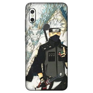 Xiaomi Redmi Phone Skins (All Models) - Kakashi Hatake Naruto Anime - 3D Embossed Finish (L-46) Redmi Note 6 Pro