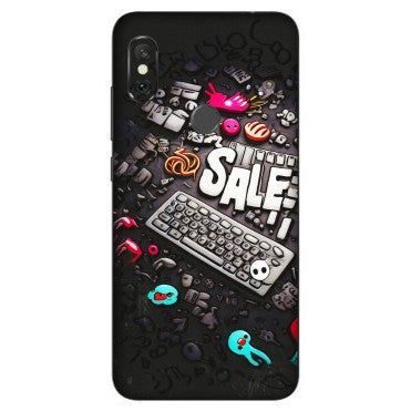 Xiaomi Redmi Phone Skins (All Models) - Gadgets Sale - 3D Embossed Finish (L-50) Redmi Note 6 Pro