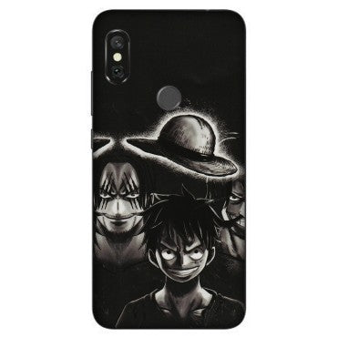 Xiaomi Redmi Phone Skins (All Models) - Black Luffy Hat - 3D Embossed Finish (L-57) Redmi Note 6 Pro