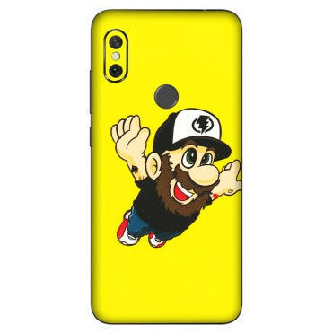 Xiaomi Redmi Phone Skins (All Models) - Flying Beardo - 3D Embossed Finish (L-60) Redmi Note 6 Pro