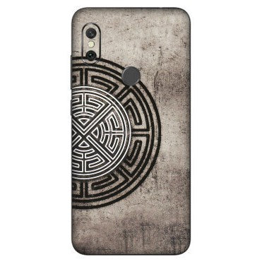 Xiaomi Redmi Phone Skins (All Models) - Mysterious Circular Design - 3D Embossed Finish (L-63) Redmi Note 6 Pro