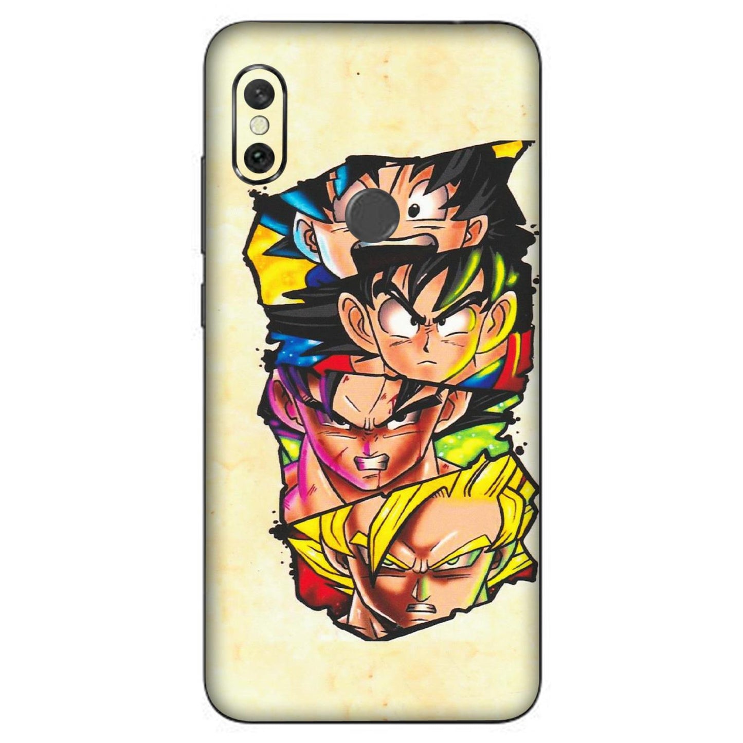 Xiaomi Redmi Phone Skins (All Models) - Angry Multi Anime - Matte Finish (M-113) Redmi Note 6 Pro
