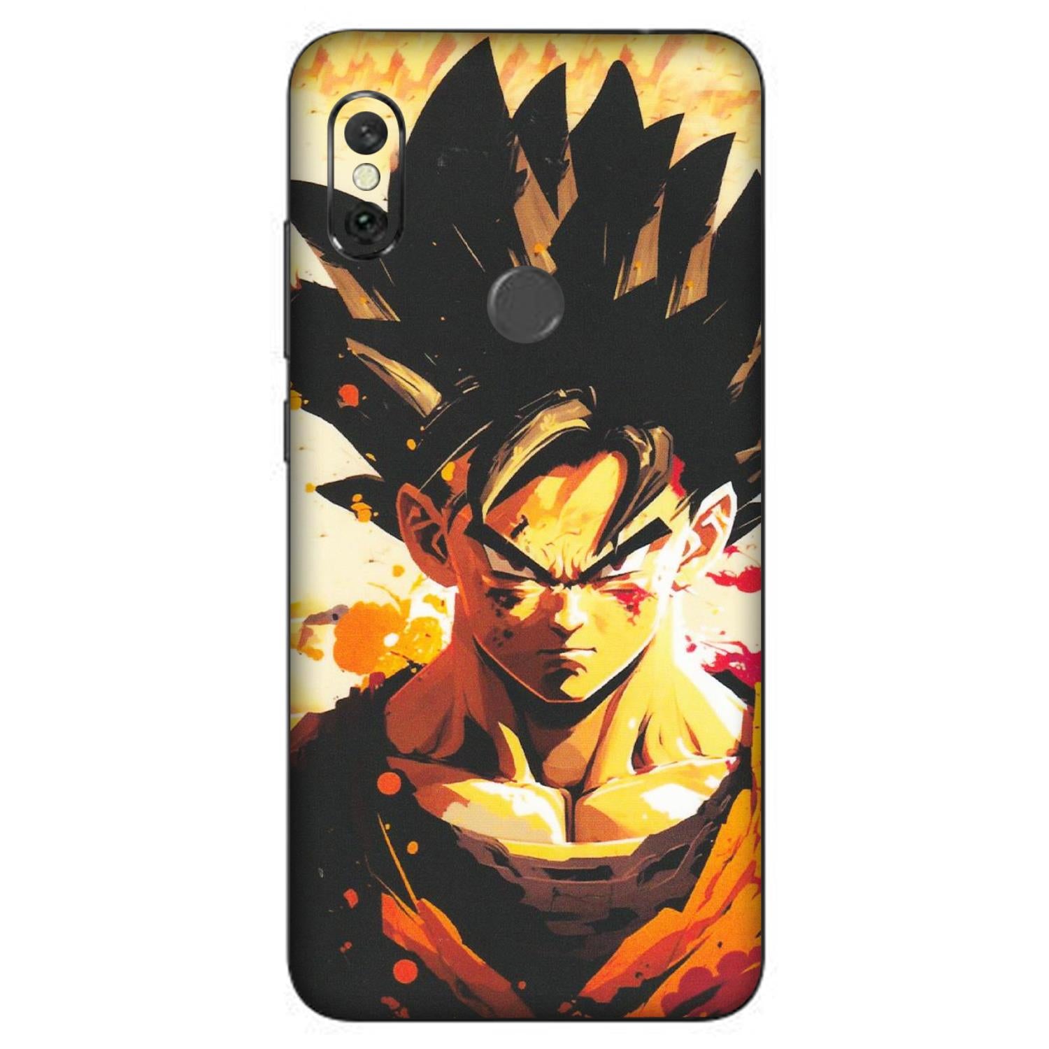 Xiaomi Redmi Phone Skins (All Models) - Angry Goku - Matte Finish (M-12) Redmi Note 6 Pro