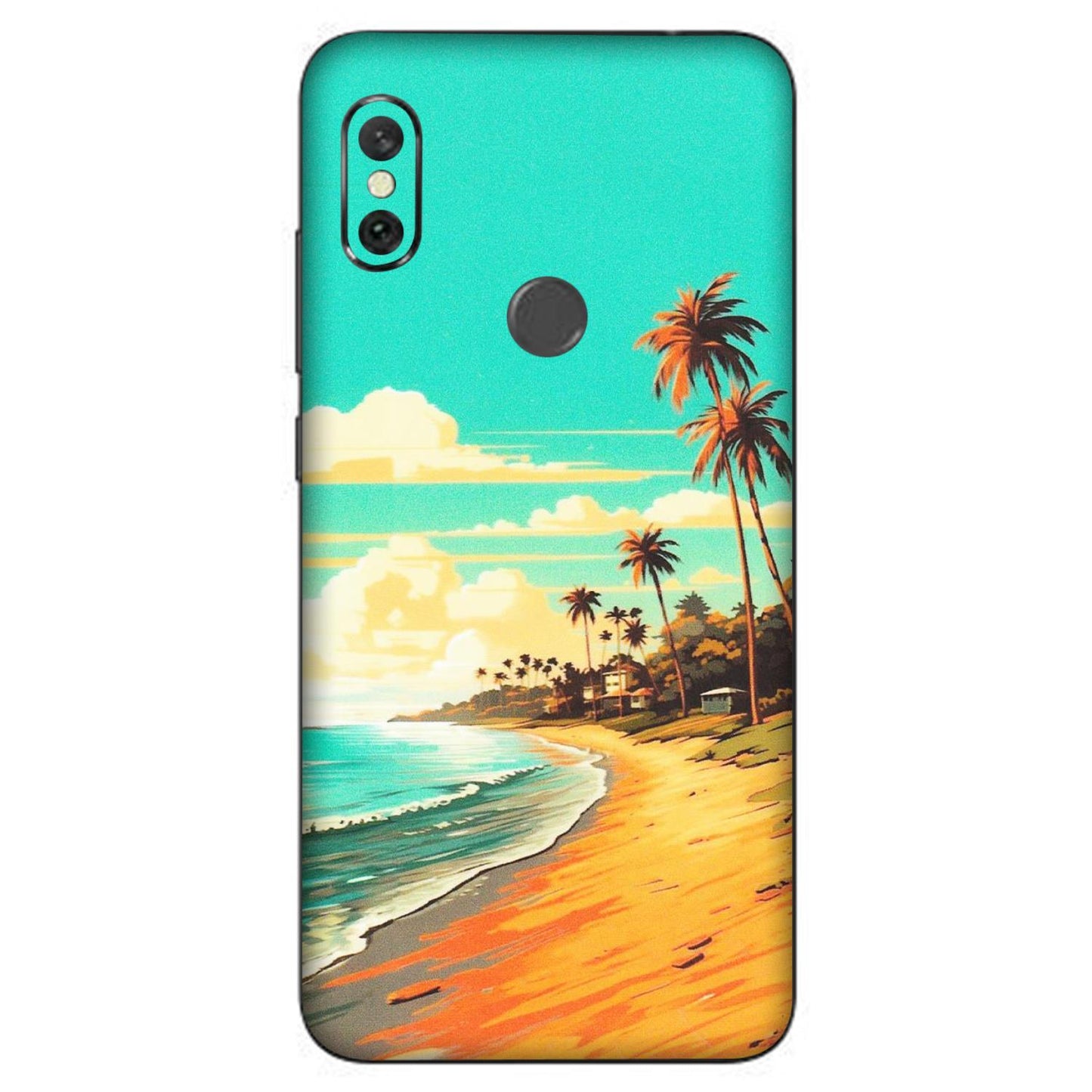 Xiaomi Redmi Phone Skins (All Models) - Miami Beach - Matte Finish (M-136) Redmi Note 6 Pro