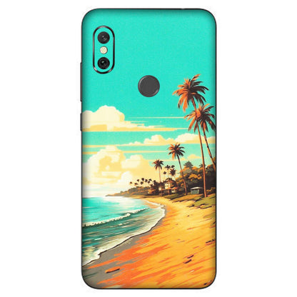 Xiaomi Redmi Phone Skins (All Models) - Miami Beach - Matte Finish (M-136) Redmi Note 6 Pro