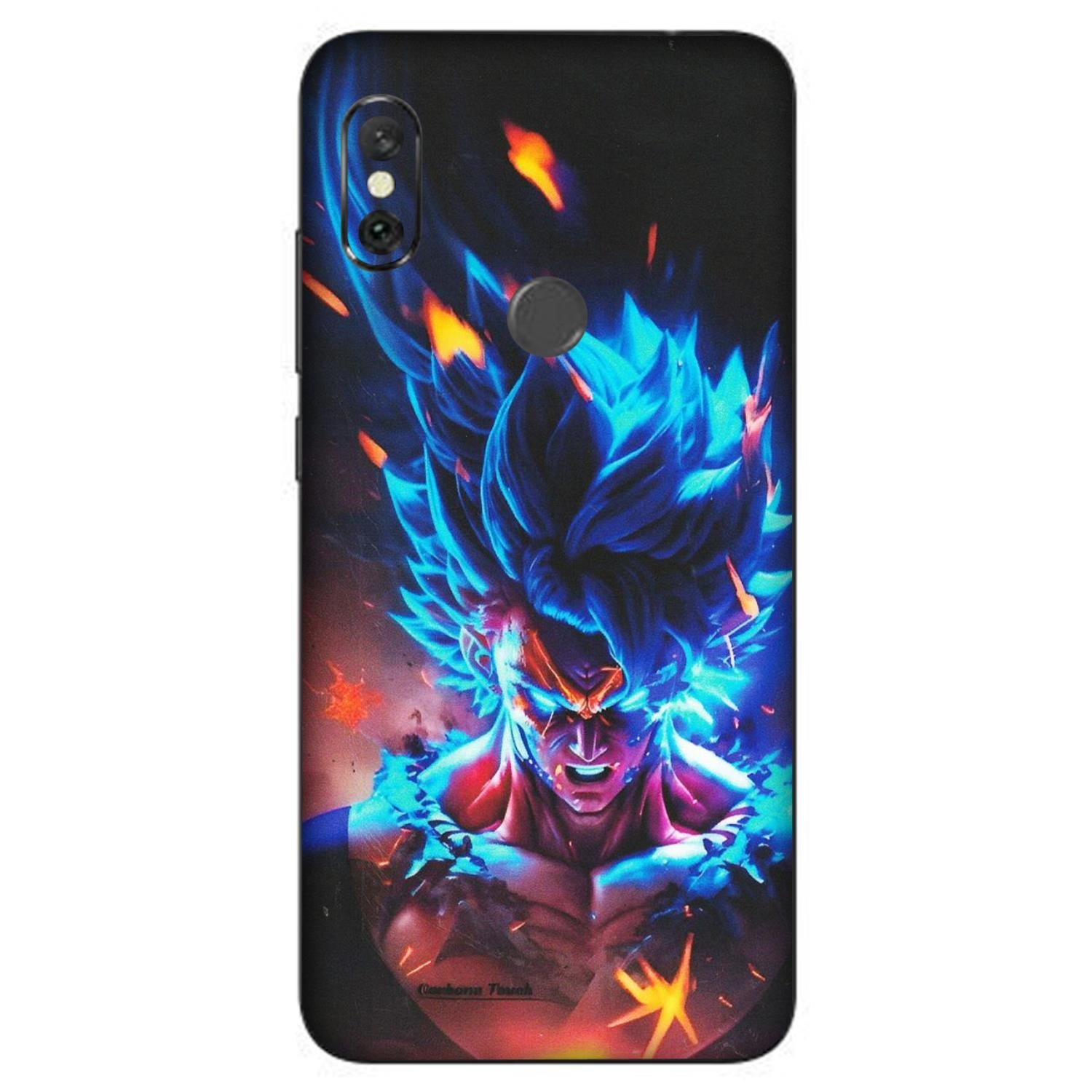 Xiaomi Redmi Phone Skins (All Models) - Angry Goku Dragon Ball Anime - Matte Finish (M-150) Redmi Note 6 Pro