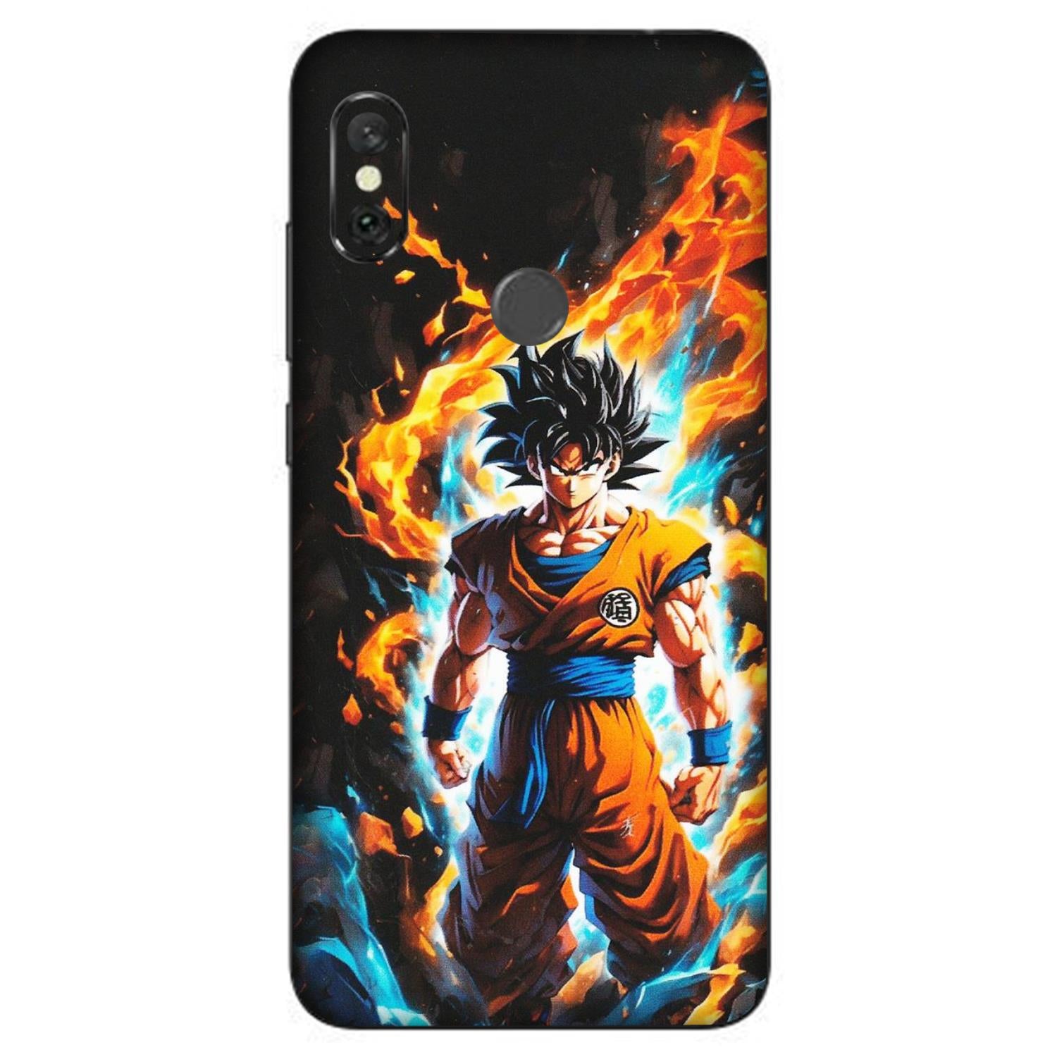 Xiaomi Redmi Phone Skins (All Models) - Goku Transformation Anime - Matte Finish (M-159) Redmi Note 6 Pro