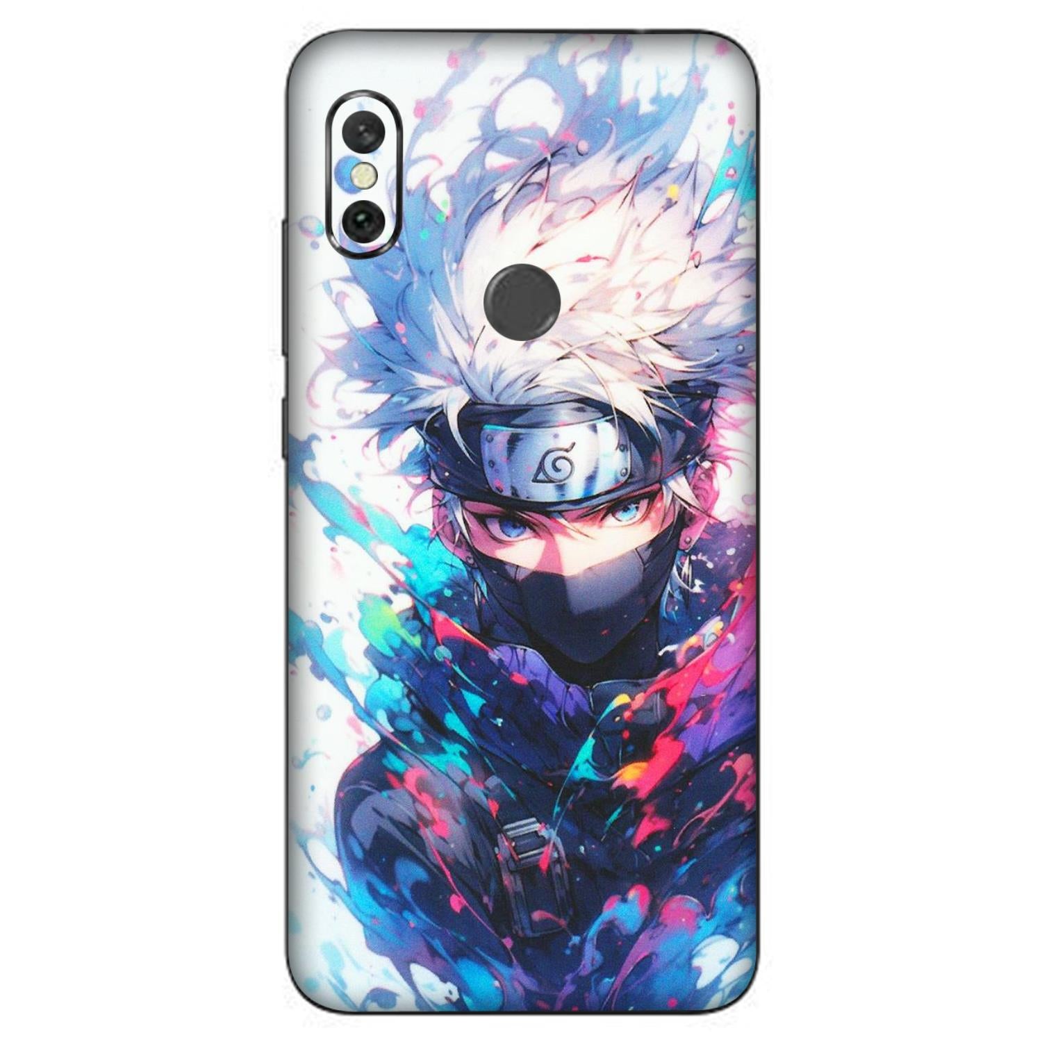 Xiaomi Redmi Phone Skins (All Models) - Naruto Face Mask - Matte Finish (M-03) Redmi Note 6 Pro