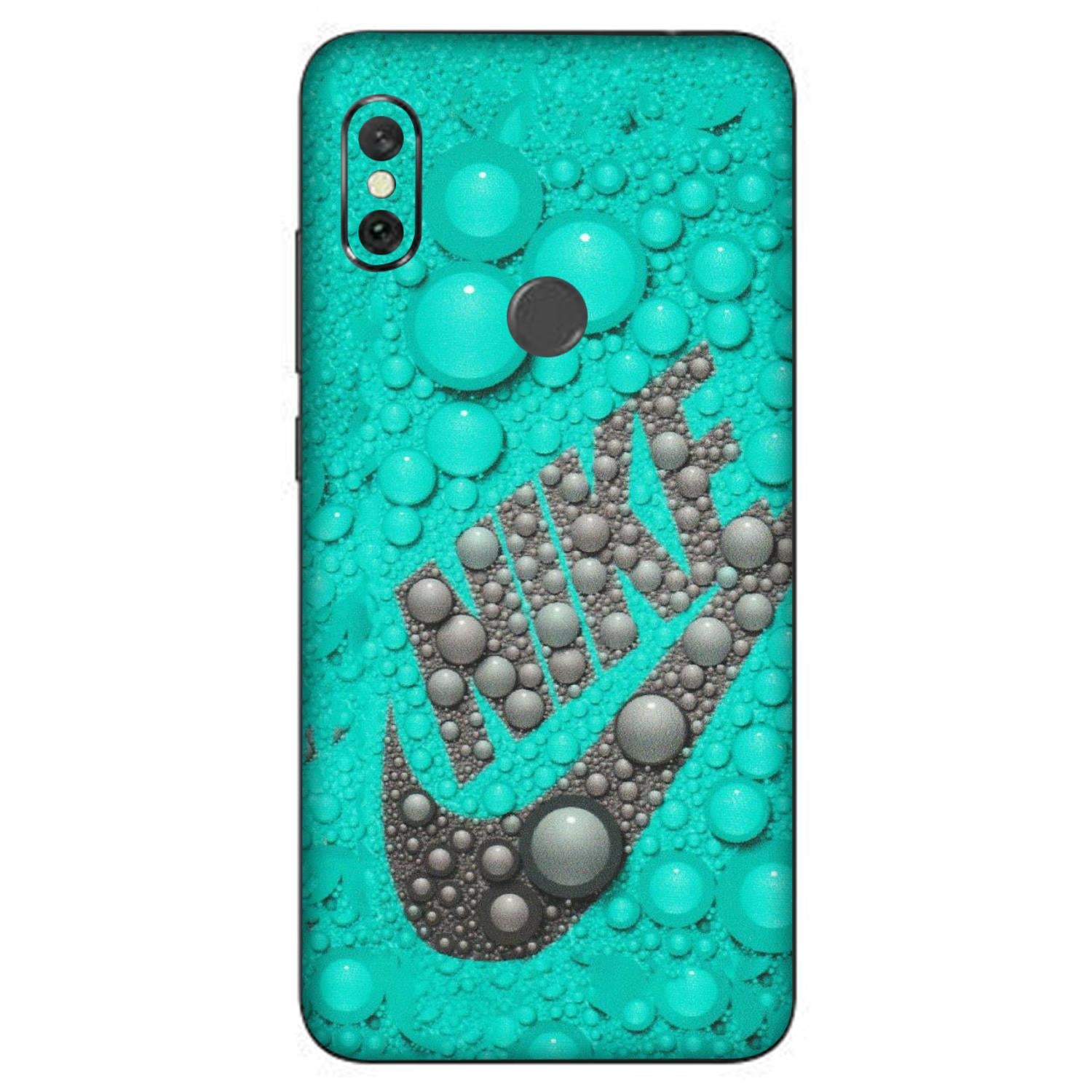 Xiaomi Redmi Phone Skins (All Models) - Shoe Brand Bubbles - Matte Finish (M-42) Redmi Note 6 Pro