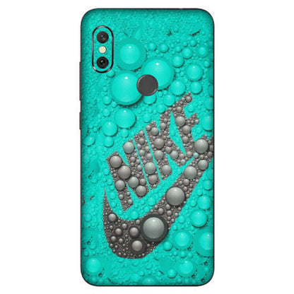 Xiaomi Redmi Phone Skins (All Models) - Shoe Brand Bubbles - Matte Finish (M-42) Redmi Note 6 Pro