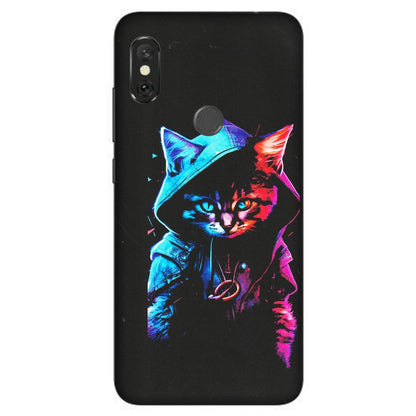 Xiaomi Redmi Phone Skins (All Models) - Cyberpunk Cat - Matte Finish (M-45) Redmi Note 6 Pro