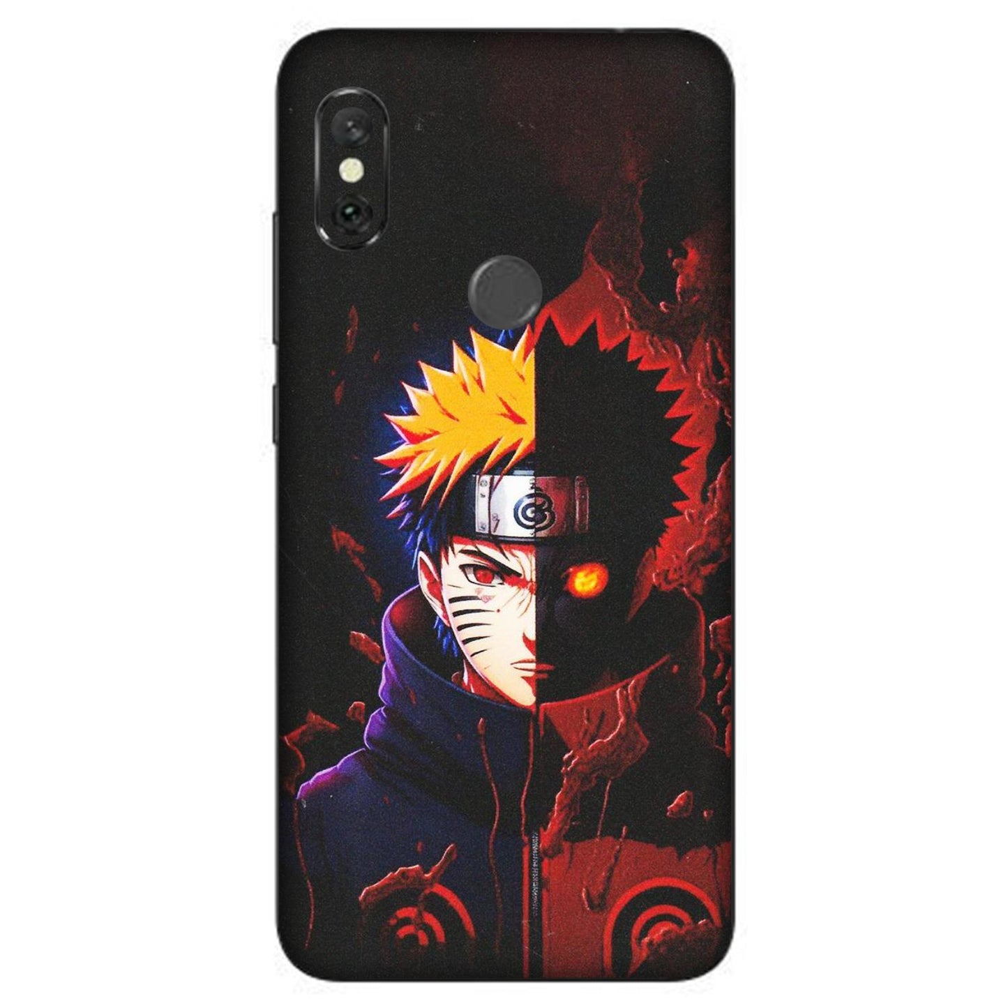 Xiaomi Redmi Phone Skins (All Models) - Naruto X Evil - Matte Finish (M-70) Redmi Note 6 Pro