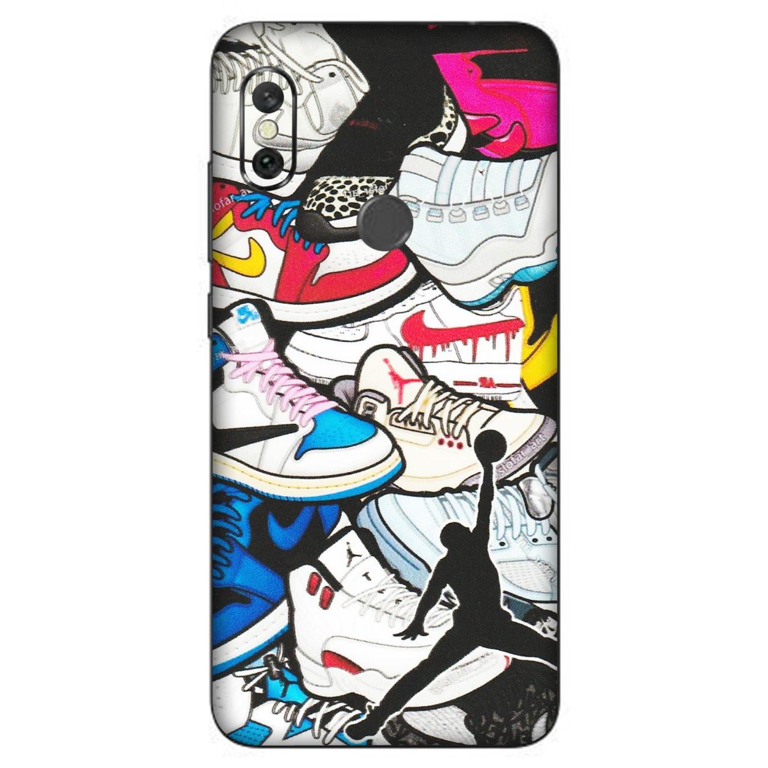 Xiaomi Redmi Phone Skins (All Models) - Jordan Sneakers Fan - Matte Finish (M-80) Redmi Note 6 Pro