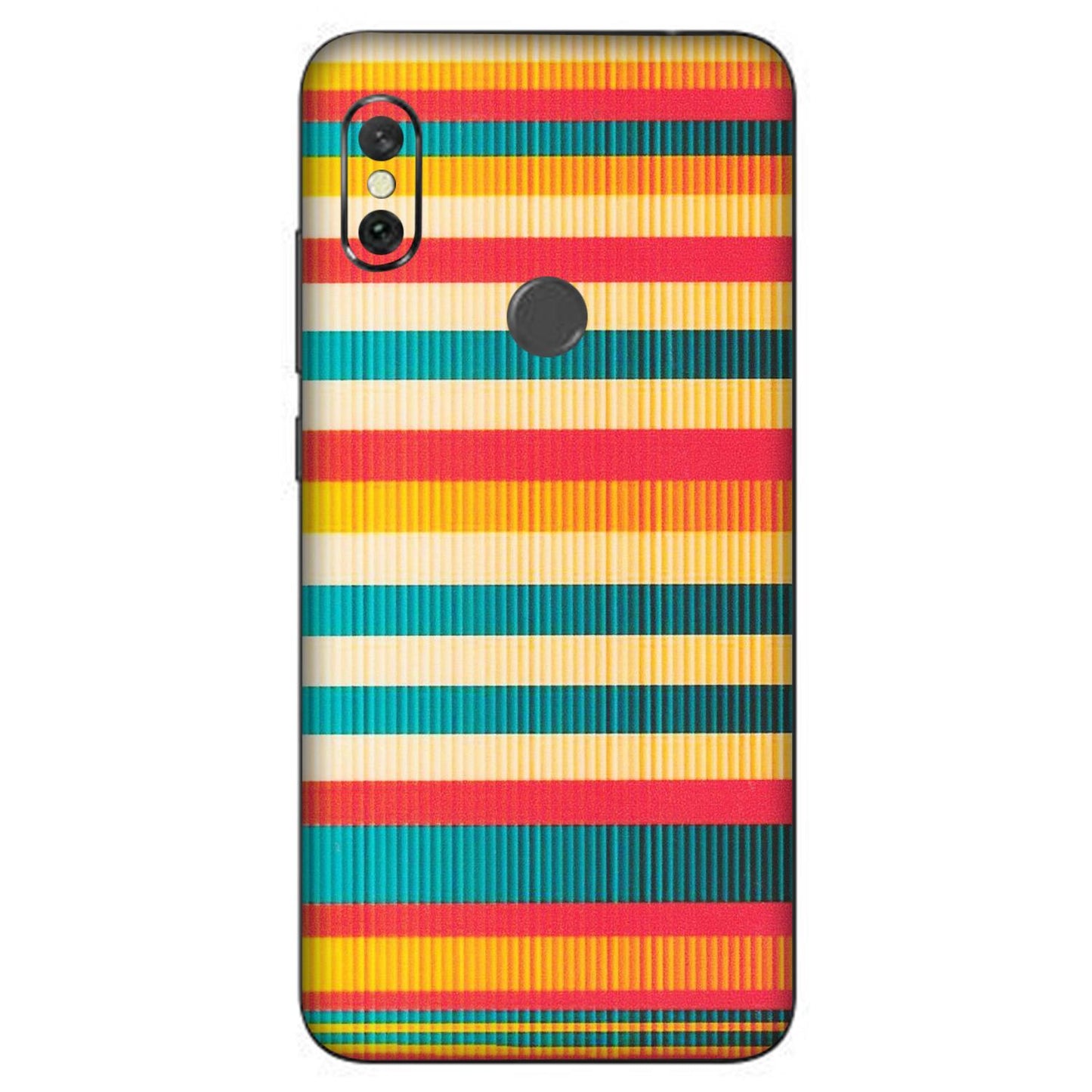 Xiaomi Redmi Phone Skins (All Models) - Colourful Stripes Soothing Effect - Matte Finish (M-86) Redmi Note 6 Pro