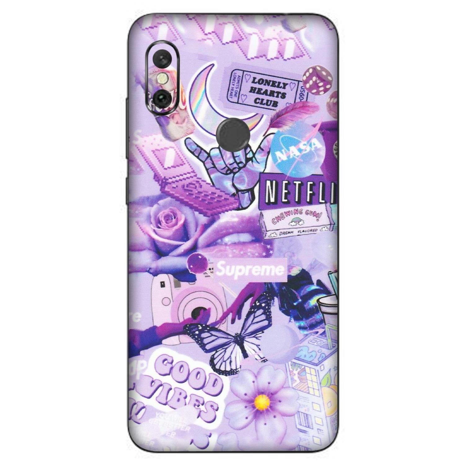 Xiaomi Redmi Phone Skins (All Models) - Supreme Purple Magic - Matte Finish (M-88) Redmi Note 6 Pro