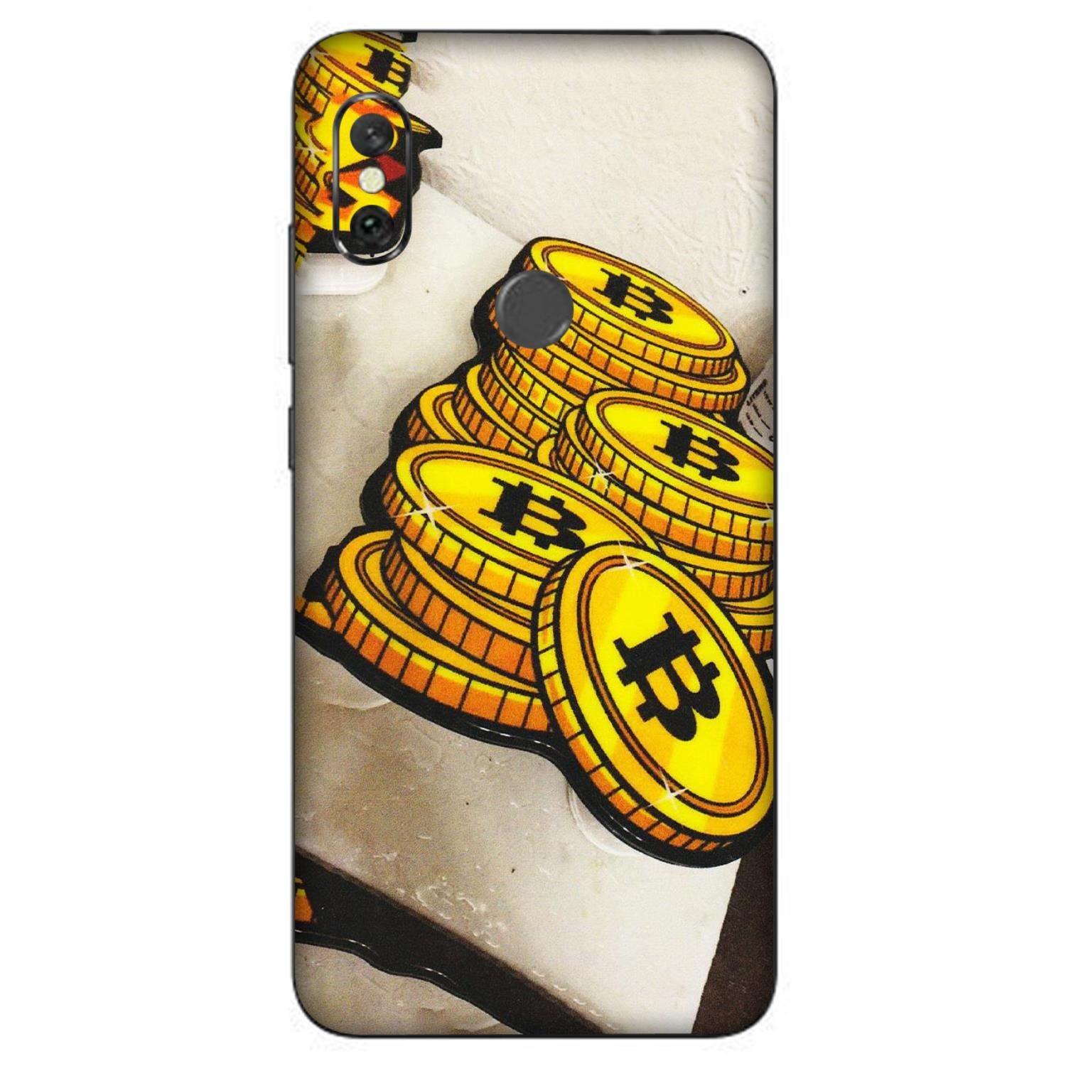 Xiaomi Redmi Phone Skins (All Models) - Billionaire Bitcoin Collection - Matte Finish (M-92) Redmi Note 6 Pro