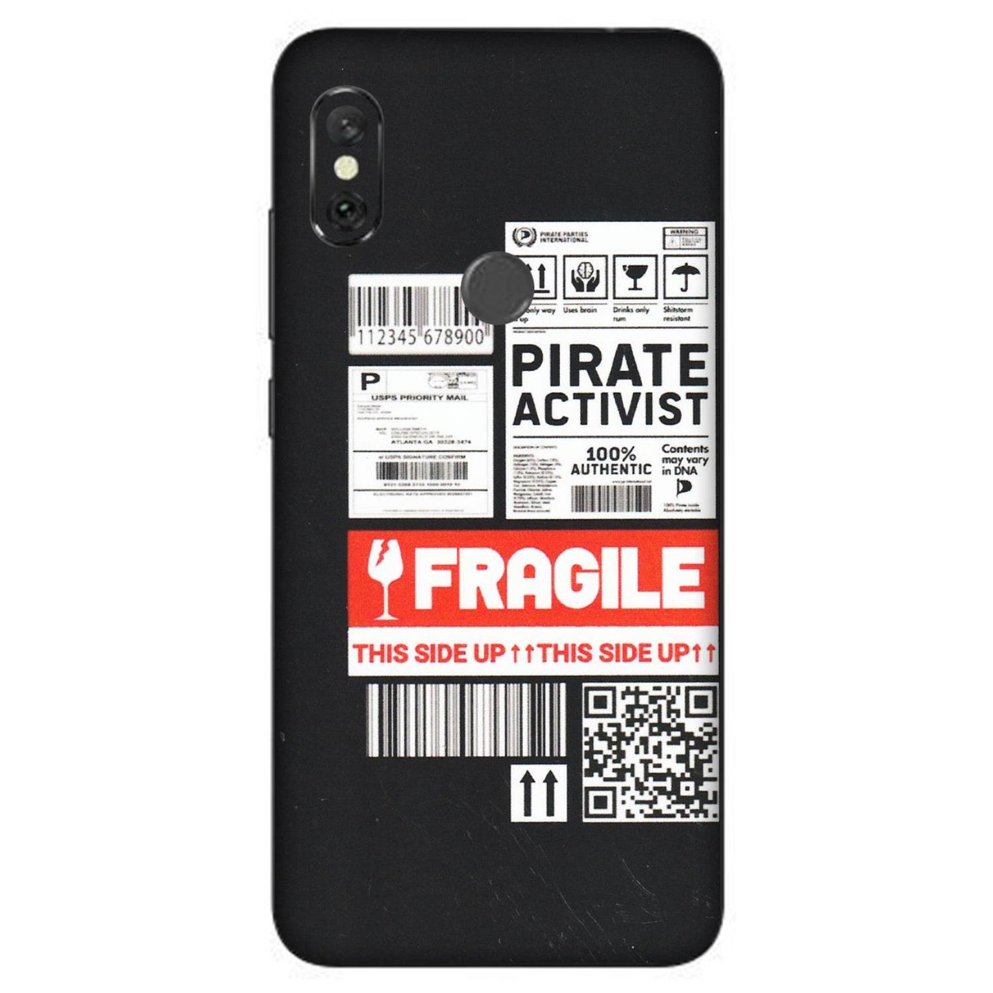 Xiaomi Redmi Phone Skins (All Models) - Handle With Care - Matte Finish (M-99) Redmi Note 6 Pro