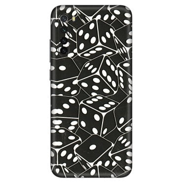 Xiaomi Redmi Phone Skins (All Models) - Big Black Dices - 3D Embossed Finish (L-106) Redmi Note 8