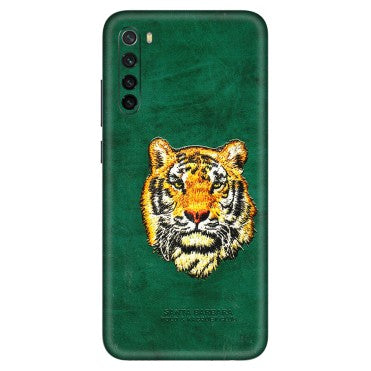 Xiaomi Redmi Phone Skins (All Models) - Leather Feel Tiger - 3D Embossed Finish (L-111) Redmi Note 8