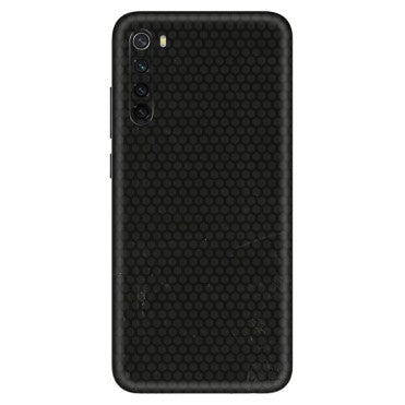 Xiaomi Redmi Phone Skins (All Models) - Black honeycomb - 3D Embossed Finish (L-114) Redmi Note 8