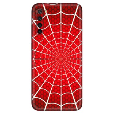 Xiaomi Redmi Phone Skins (All Models) - Classic Spidey Web - 3D Embossed Finish (L-115) Redmi Note 8