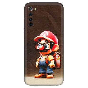 Xiaomi Redmi Phone Skins (All Models) - Little Mario - 3D Embossed Finish (L-119) Redmi Note 8