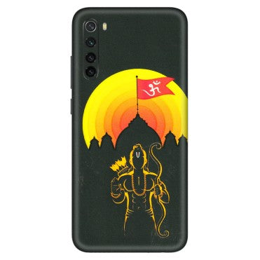 Xiaomi Redmi Phone Skins (All Models) - Lord Ram - 3D Embossed Finish (L-132) Redmi Note 8