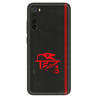 Xiaomi Redmi Phone Skins (All Models) - Hindu Black - 3D Embossed Finish (L-153) Redmi Note 8