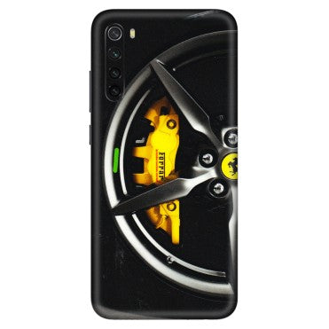 Xiaomi Redmi Phone Skins (All Models) - Ferrari Wheel Alloy - 3D Embossed Finish (L-173) Redmi Note 8