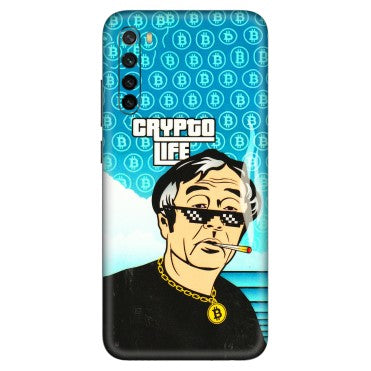 Xiaomi Redmi Phone Skins (All Models) - Crypto Thug Life - 3D Embossed Finish (L-179) Redmi Note 8