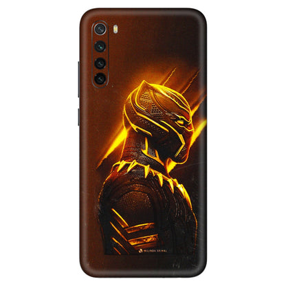 Xiaomi Redmi Phone Skins (All Models) - Gold Black Panther - 3D Embossed Finish (L-181) Redmi Note 8