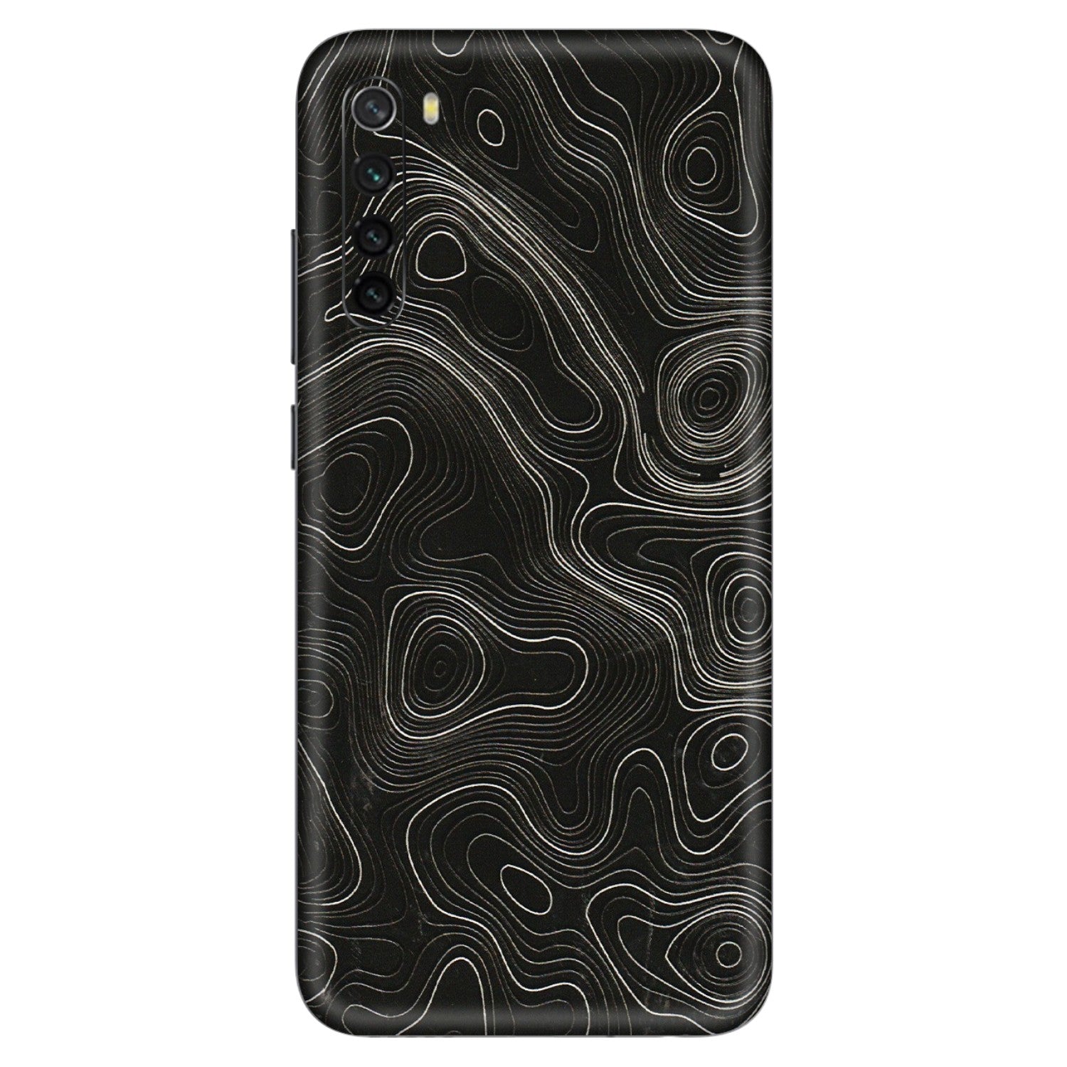 Xiaomi Redmi Phone Skins (All Models) - Black Swirl - 3D Embossed Finish (L-196) Redmi Note 8