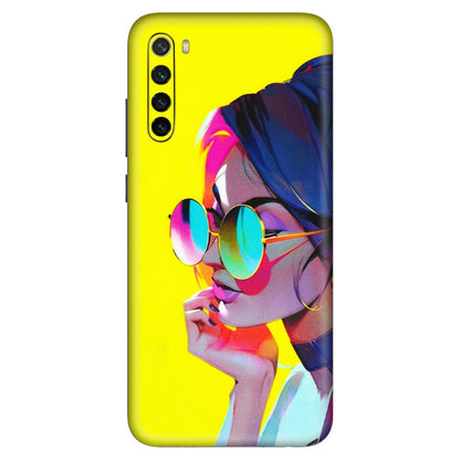 Xiaomi Redmi Phone Skins (All Models) - Bold Stylish Girl - 3D Embossed Finish (L-222) Redmi Note 8