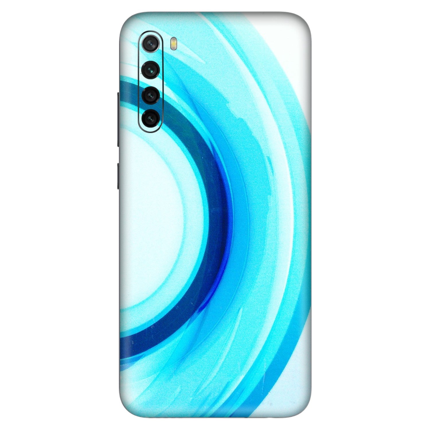 Xiaomi Redmi Phone Skins (All Models) - The Blue Curve - 3D Embossed Finish (L-244) Redmi Note 8
